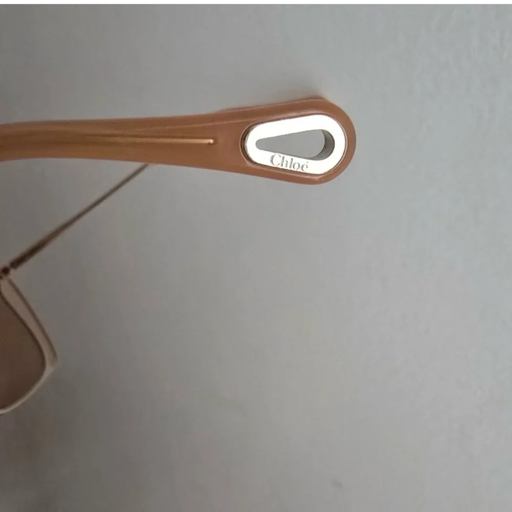 Full Inclusion Elegant Chloe  Gold and Peach Sunglasses